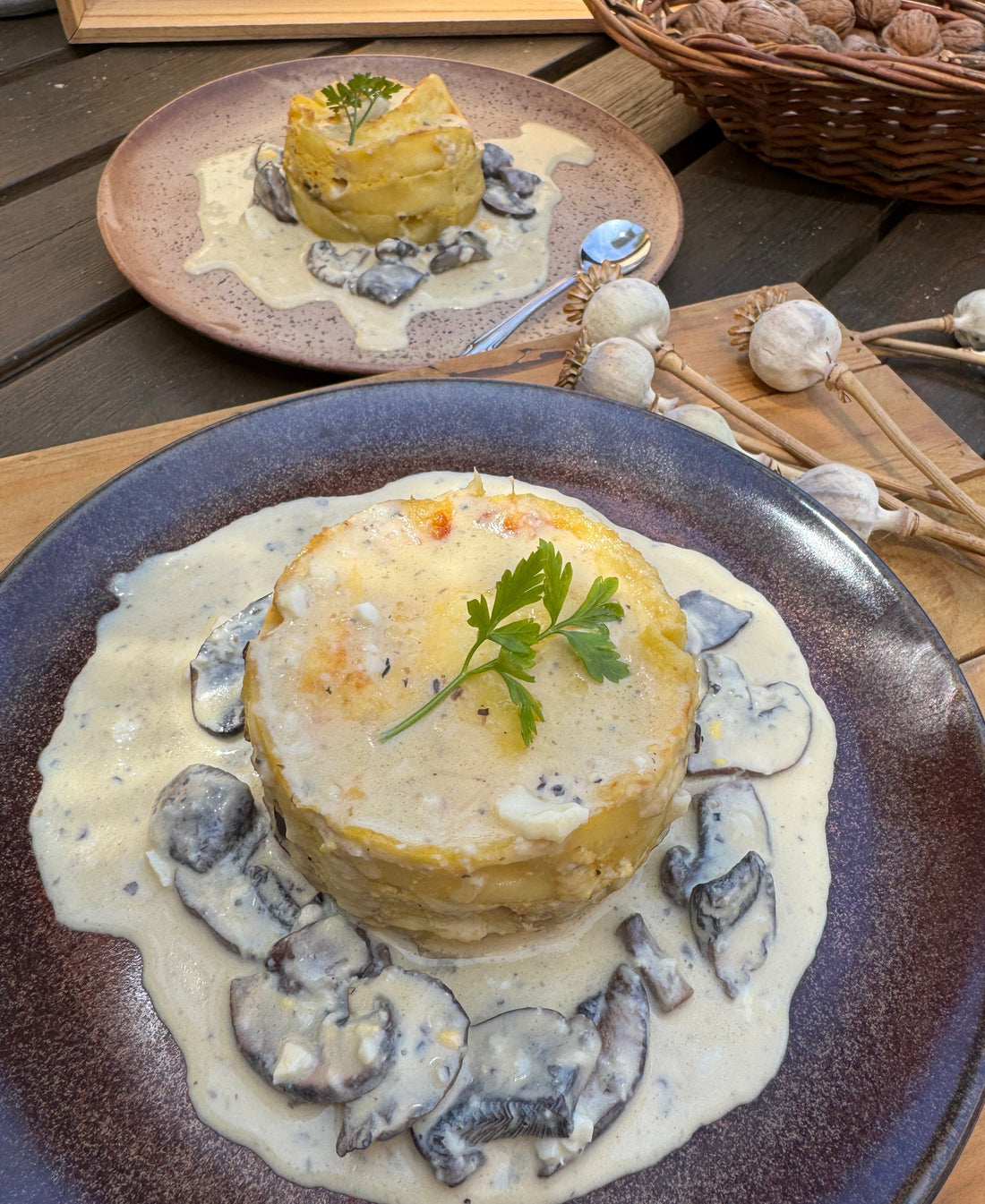 Lasagnes aux champignons